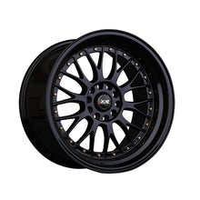 XXR 521 19X8.5 5-4.5/5-120 73.1 Hub +35 Offset Black / Gold Rivets Wheel Rim