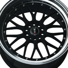 XXR 521 18X8.5 5-4.5 73.1 Hub +25 Offset Black / ML Wheel Rim
