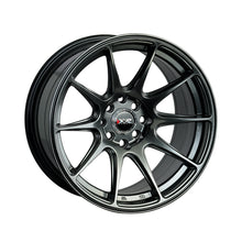XXR 527 17X7.5 4-98 73.1 Hub +40 Offset Chromium Black Wheel Rim