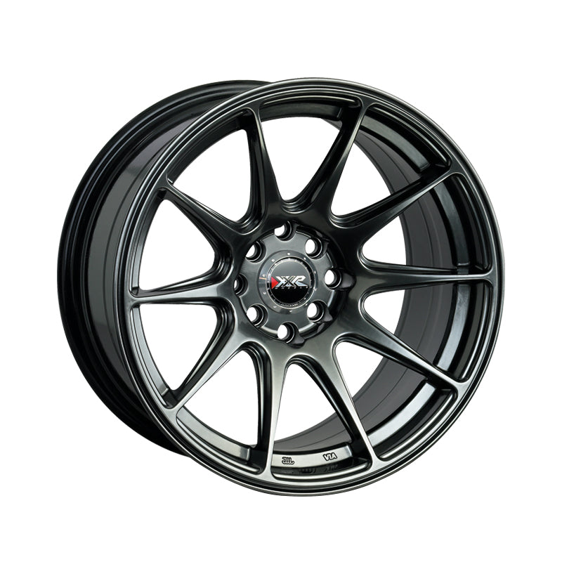 XXR 527 17X7.5 4-98 73.1 Hub +40 Offset Chromium Black Wheel Rim