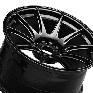 XXR 527 17X7.5 4-98 73.1 Hub +40 Offset Chromium Black Wheel Rim