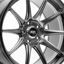 XXR 527R 18X8.5 5-112 73.1 Hub +35 Offset Chromium Black Wheel Rim
