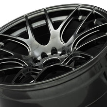 XXR 530 16X8 4-100 73.1 Hub +20 Offset Chromium Black Wheel Rim