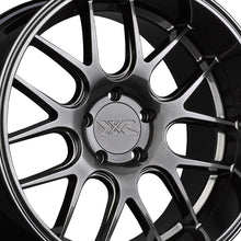 XXR 530D 18X9 5-112 73.1 Hub +35 Offset Chromium Black Wheel Rim