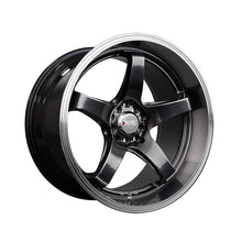 XXR 555 18X8.5 5-100 73.1 Hub +25 Offset Chromium Black / ML Wheel Rim