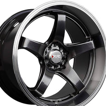 XXR 555 18X10 5-100 73.1 Hub +25 Offset Chromium Black / ML Wheel Rim