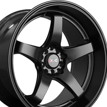 XXR 555 18X8.5 5-100 73.1 Hub +35 Offset Flat Black Wheel Rim