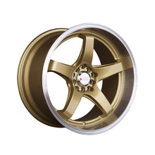 XXR 555 18X8.5 5-100/5-4.5 73.1 Hub +35 Offset Hyper Gold / ML Wheel Rim