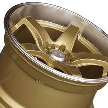 XXR 555 18X8.5 5-100/5-4.5 73.1 Hub +35 Offset Hyper Gold / ML Wheel Rim