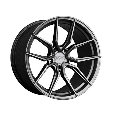 XXR 559 20X8.5 5-120 73.1 Hub +38 Offset Chromium Black Wheel Rim