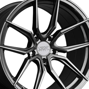 XXR 559 20X8.5 5-120 73.1 Hub +38 Offset Chromium Black Wheel Rim