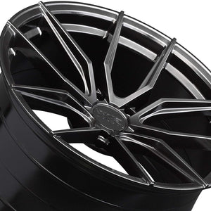 XXR 559 20X8.5 5-120 73.1 Hub +38 Offset Chromium Black Wheel Rim