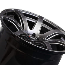 XXR 560 18X8.5 5-100 73.1 Hub +35 Offset Chromium Black Wheel Rim