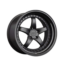 XXR 565 18X10.5 5-4.5 73.1 Hub +20 Offset Flat Black / Gloss Black Lip Wheel Rim